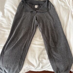 Aerie Brown Fleece Lounge Pants